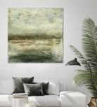 Quiet Marsh IV by Sharon Gordon on GIANT ART - green abstract