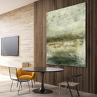 Quiet Marsh IV by Sharon Gordon on GIANT ART - green abstract