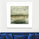 Quiet Marsh IV by Sharon Gordon on GIANT ART - green abstract