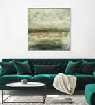 Quiet Marsh IV by Sharon Gordon on GIANT ART - green abstract