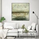 Quiet Marsh IV by Sharon Gordon on GIANT ART - green abstract