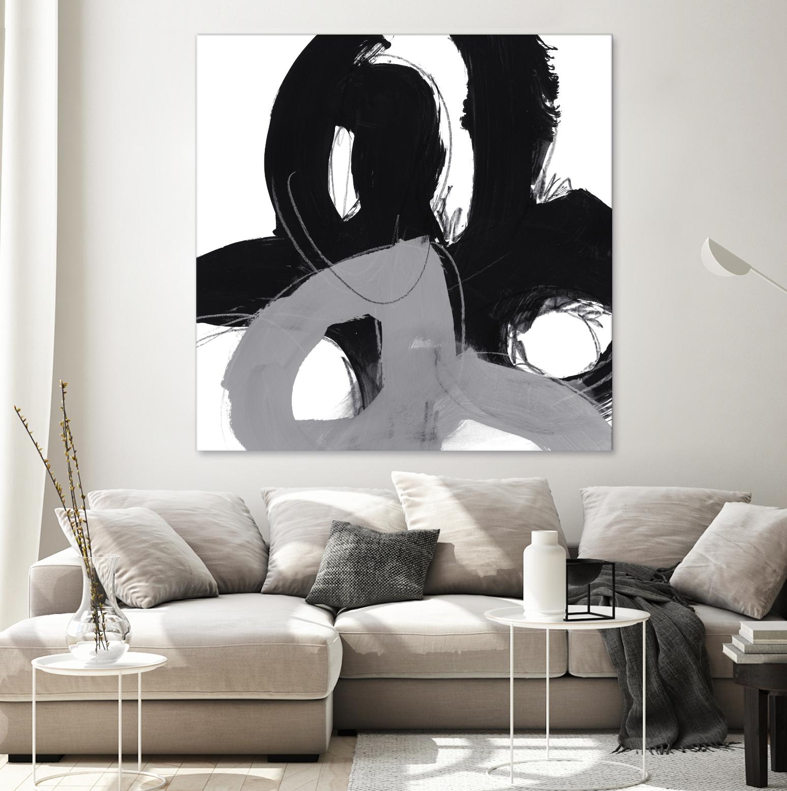 Monochrome II by June Erica Vess on GIANT ART - abstract