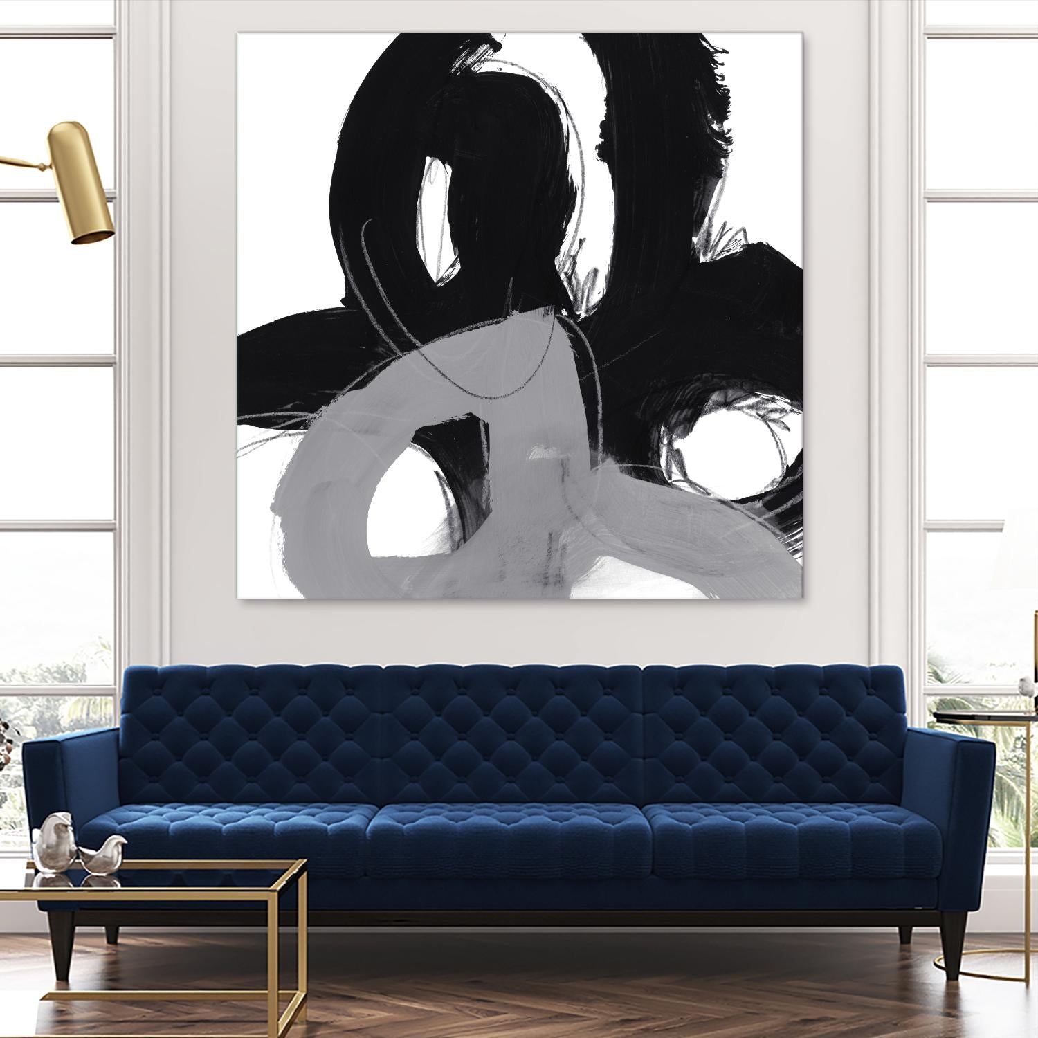 Monochrome II by June Erica Vess on GIANT ART - abstract