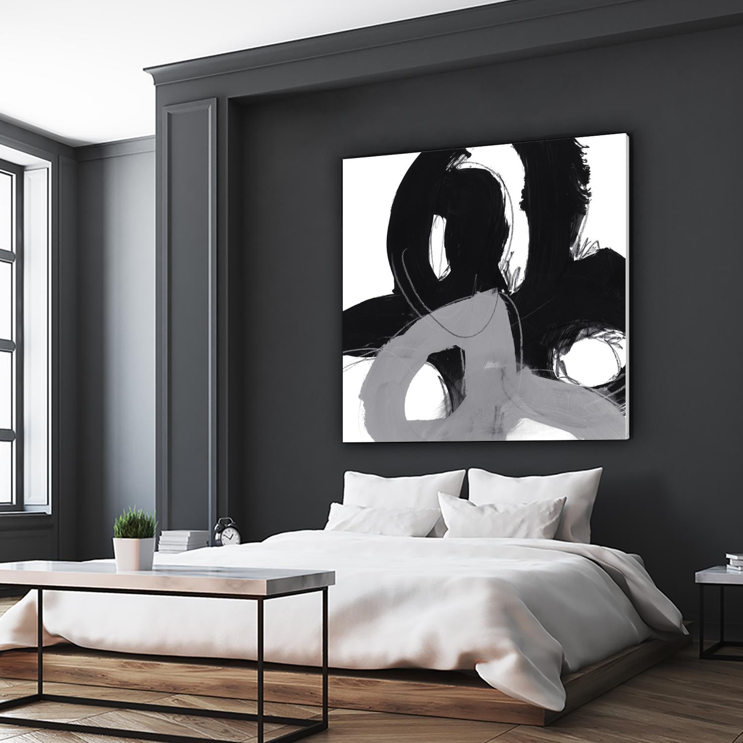 Monochrome II by June Erica Vess on GIANT ART - abstract