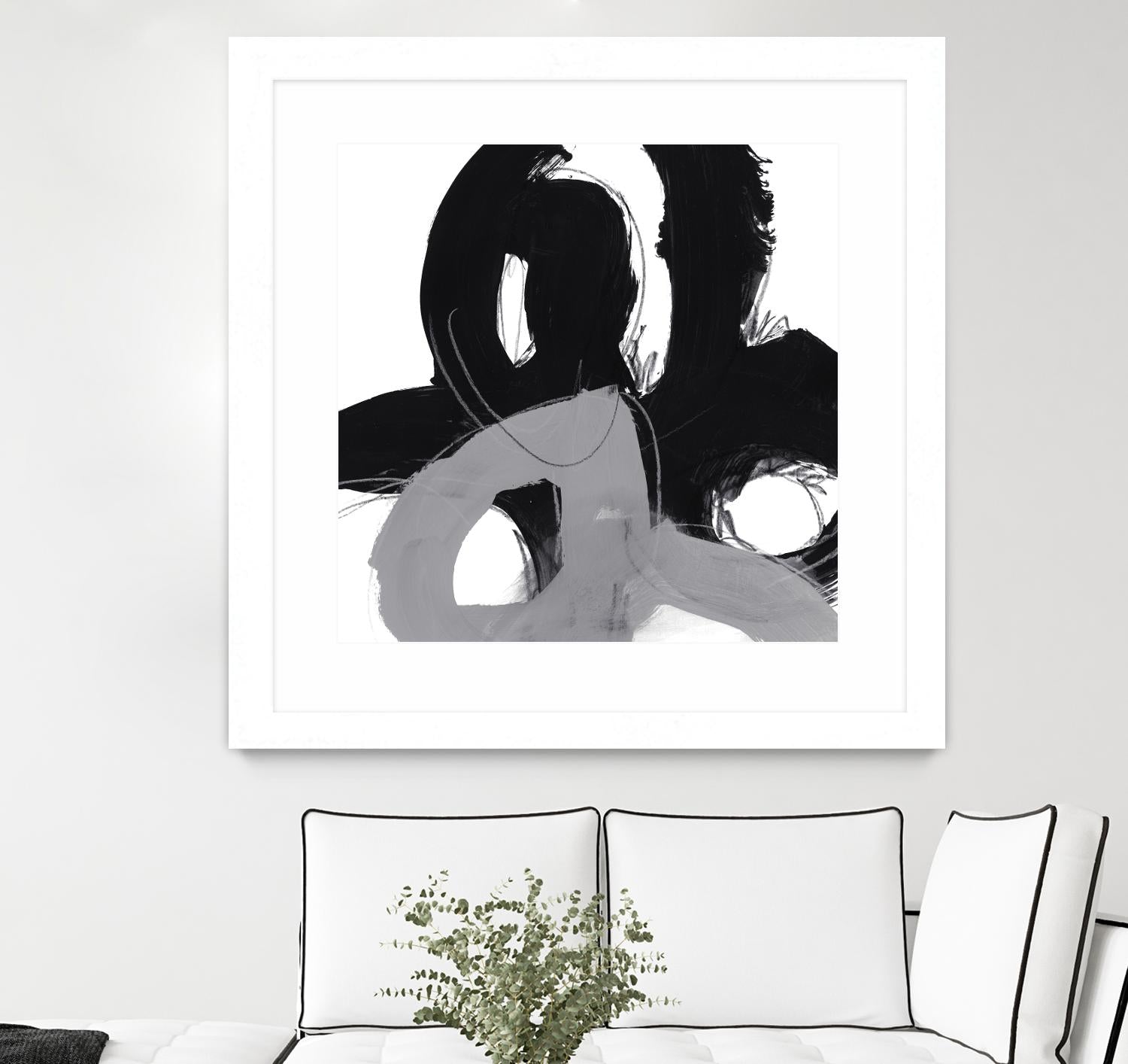 Monochrome II by June Erica Vess on GIANT ART - abstract
