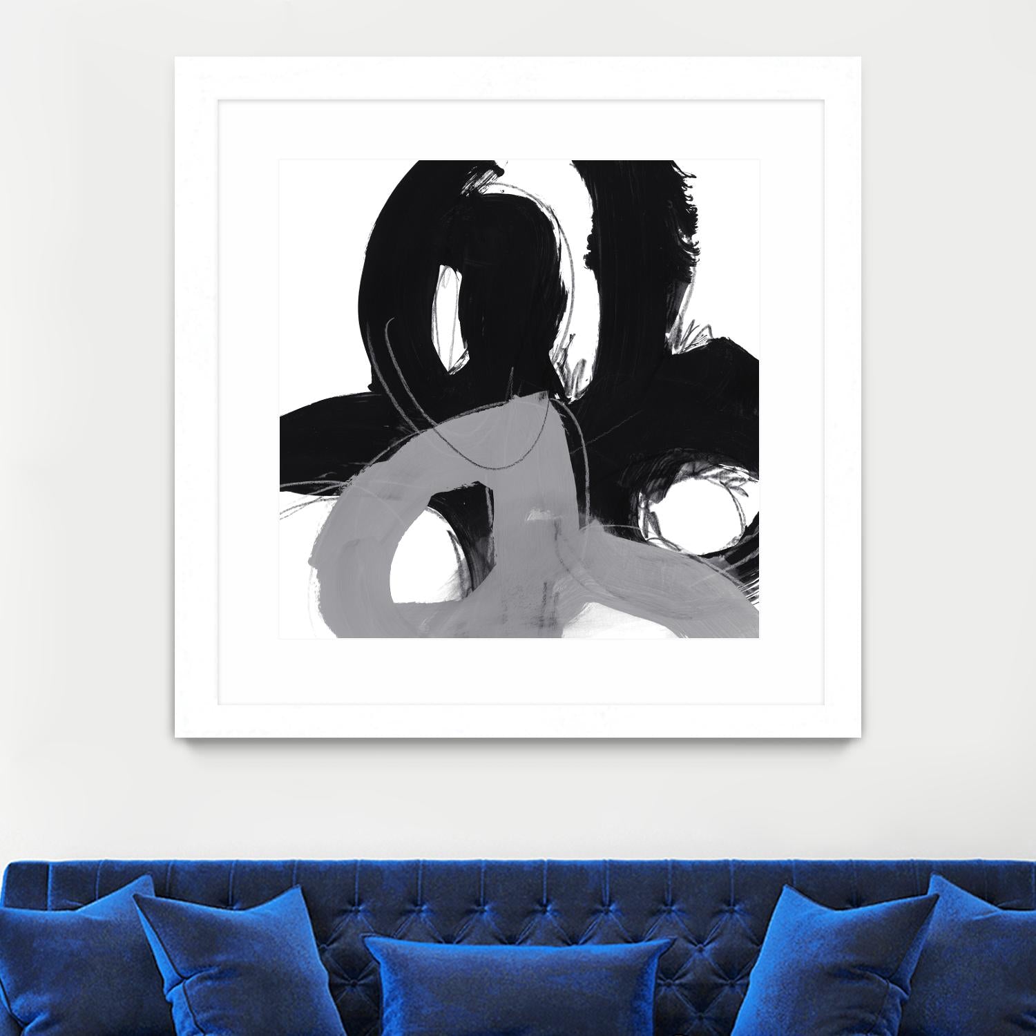 Monochrome II by June Erica Vess on GIANT ART - abstract