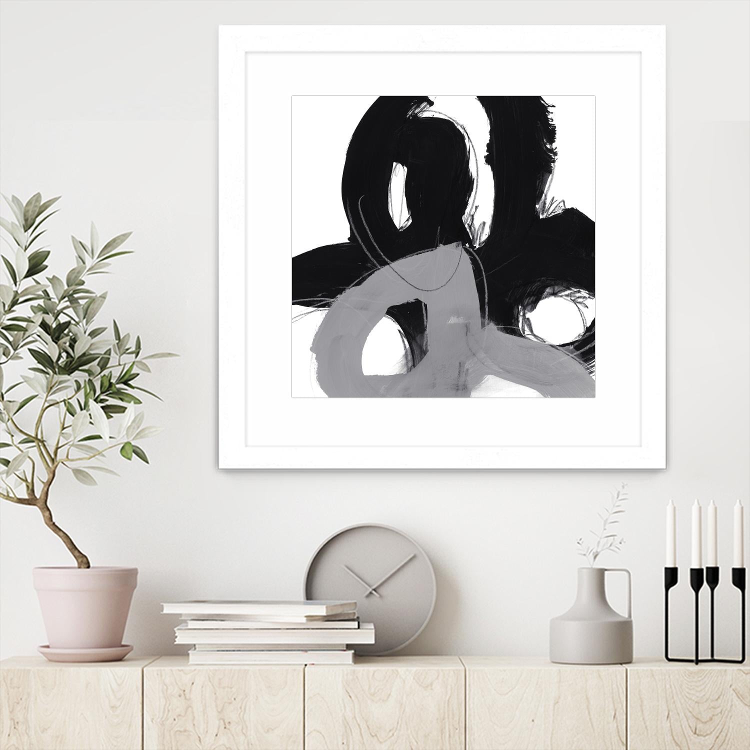 Monochrome II by June Erica Vess on GIANT ART - abstract