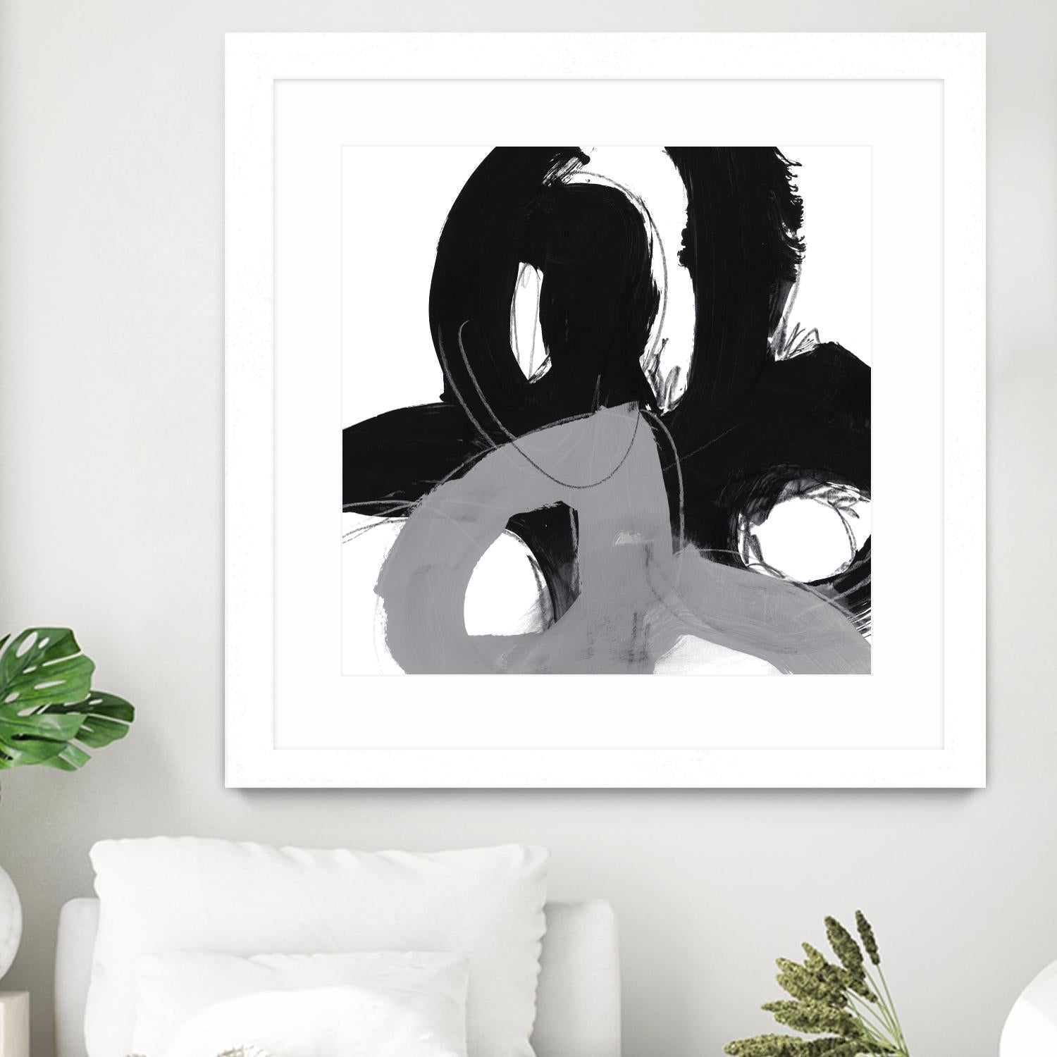 Monochrome II by June Erica Vess on GIANT ART - abstract