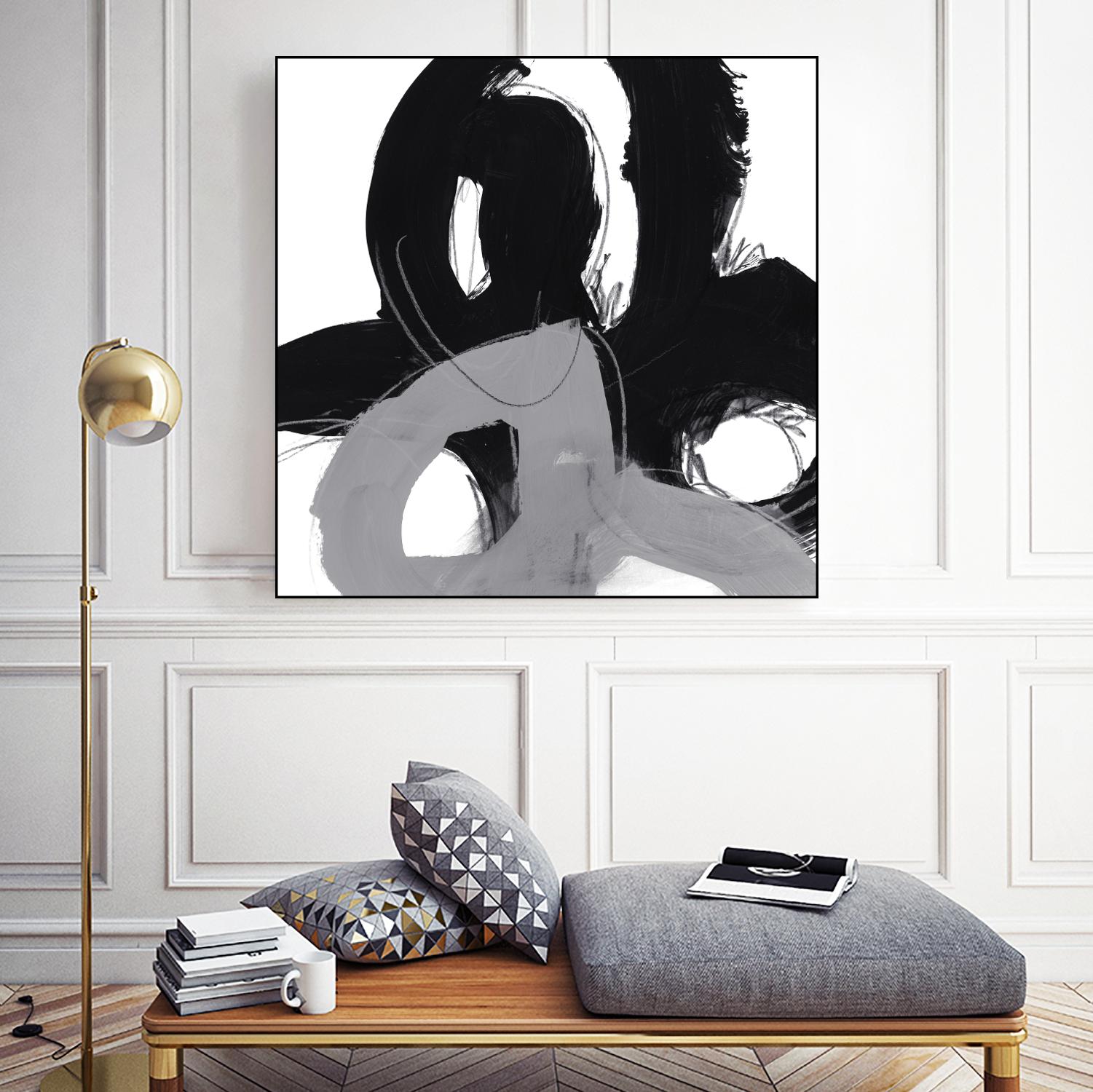 Monochrome II by June Erica Vess on GIANT ART - abstract