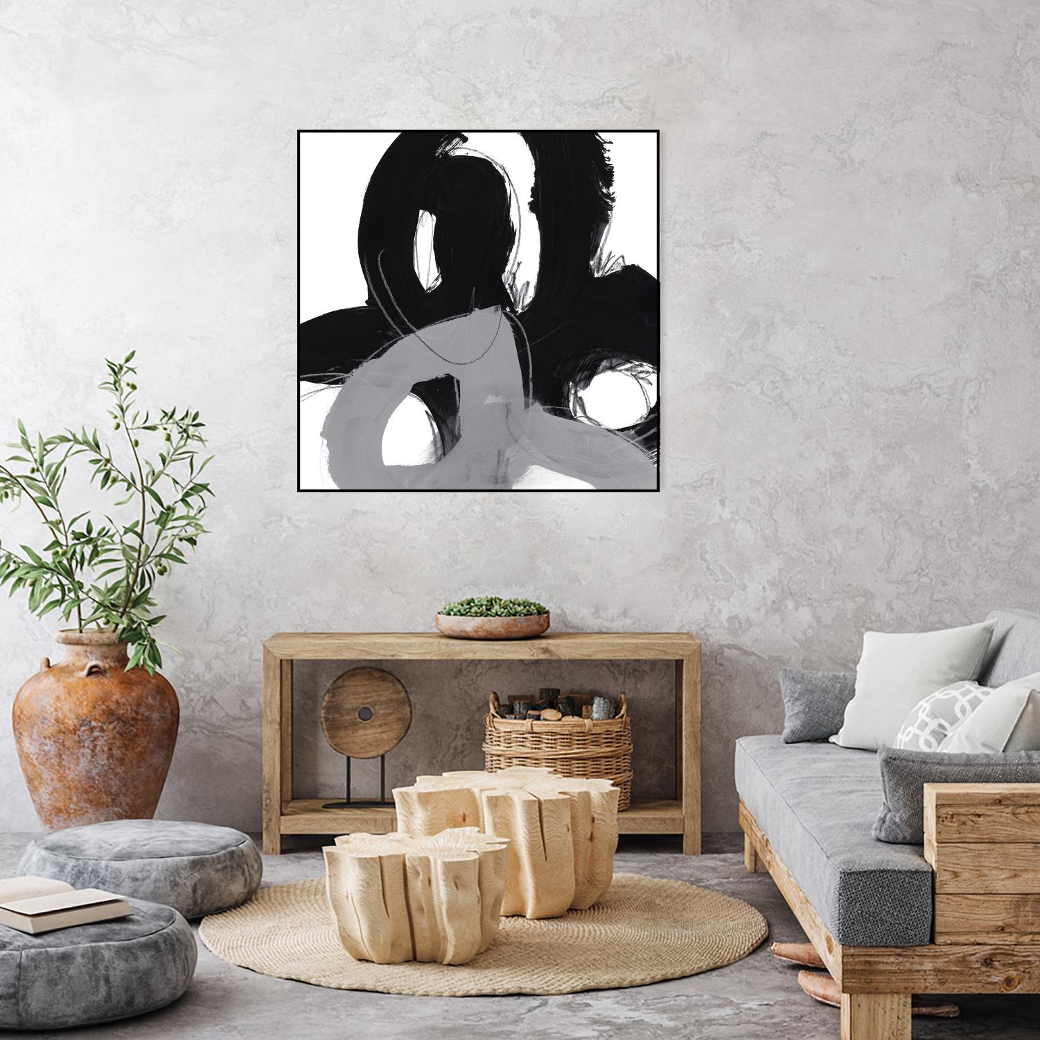 Monochrome II by June Erica Vess on GIANT ART - abstract