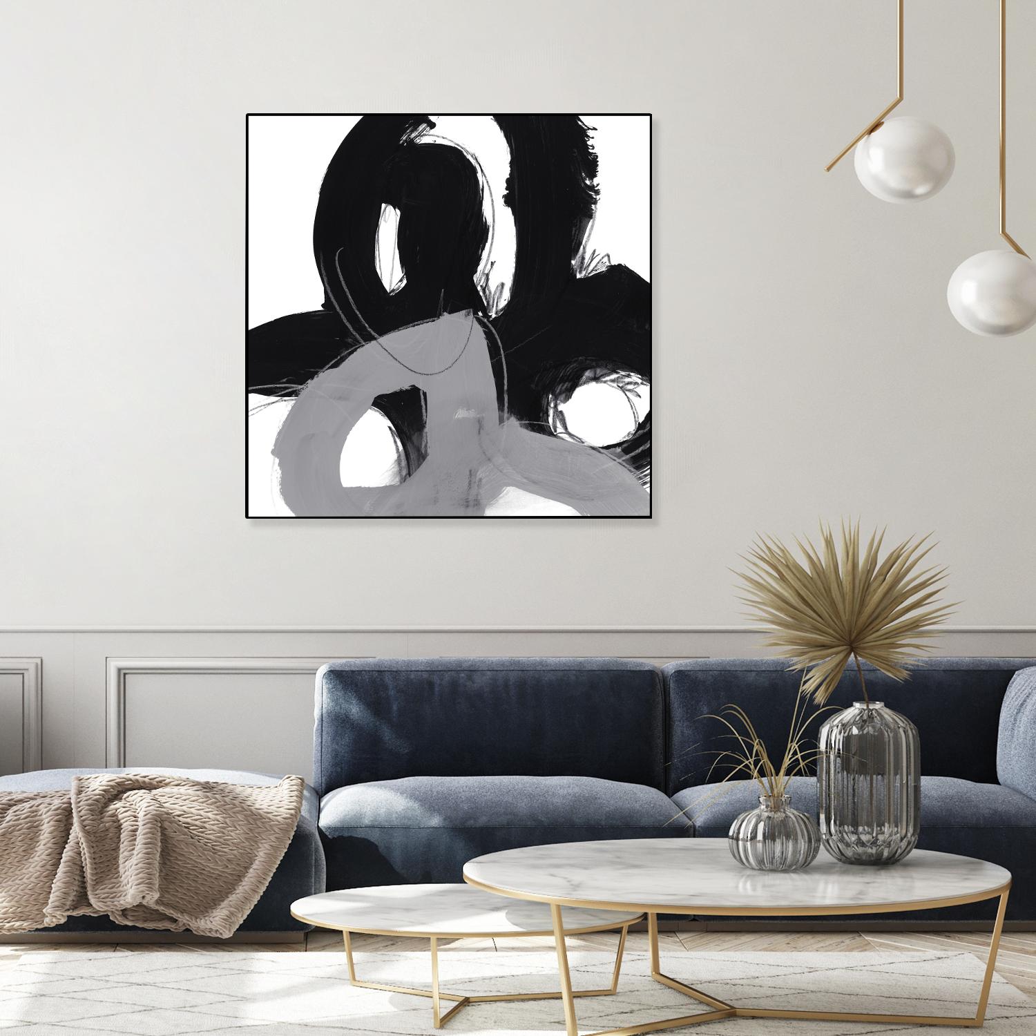 Monochrome II by June Erica Vess on GIANT ART - abstract