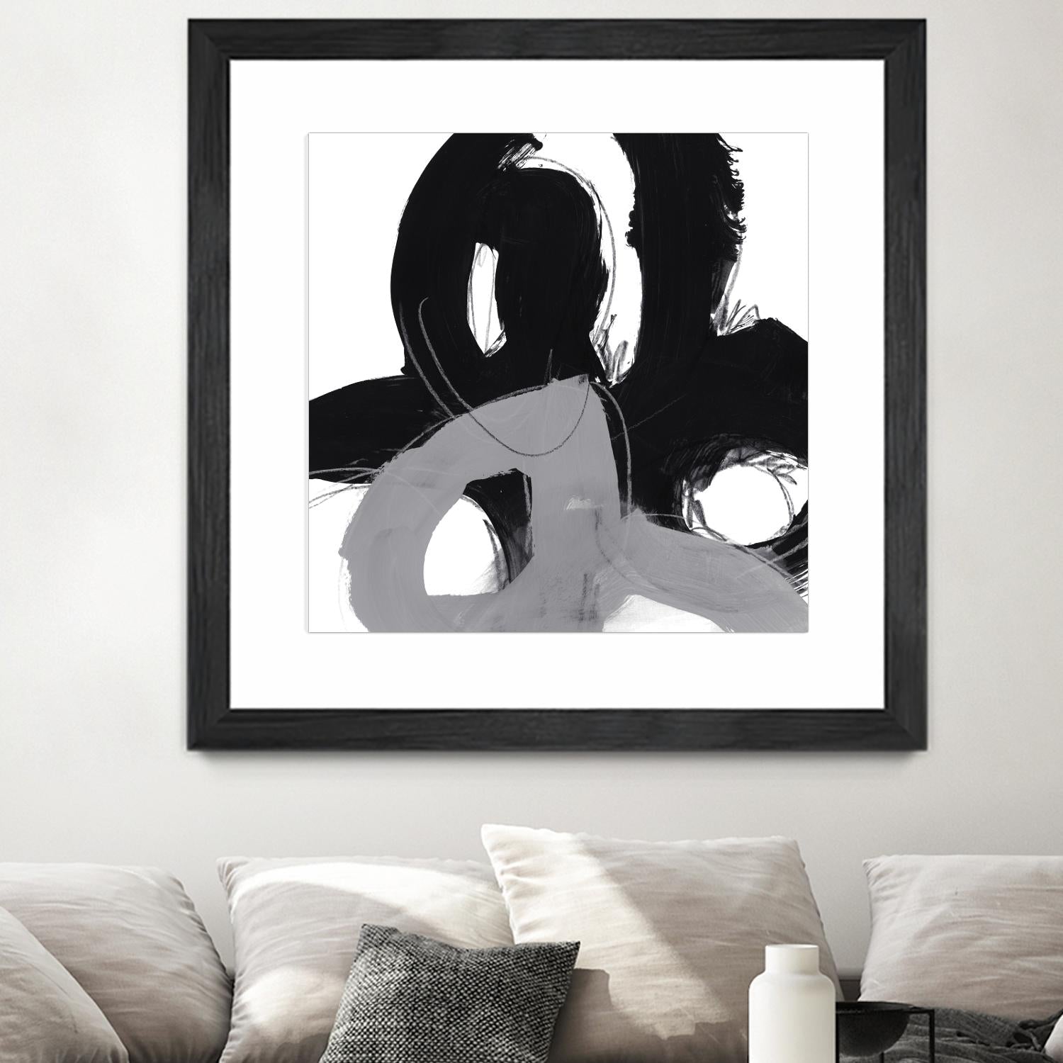 Monochrome II by June Erica Vess on GIANT ART - abstract