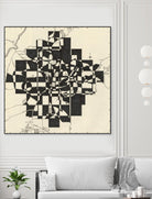 Modern Map of Atlanta by Nikki Galapon on GIANT ART - maps & flags