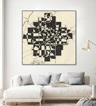 Modern Map of Atlanta by Nikki Galapon on GIANT ART - maps & flags