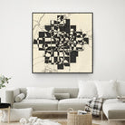 Modern Map of Atlanta by Nikki Galapon on GIANT ART - maps & flags