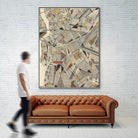 Modern Map of Brooklyn by Nikki Galapon on GIANT ART - maps & flags