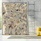 Modern Map of Brooklyn by Nikki Galapon on GIANT ART - maps & flags