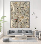 Modern Map of Brooklyn by Nikki Galapon on GIANT ART - maps & flags