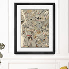 Modern Map of Brooklyn by Nikki Galapon on GIANT ART - maps & flags