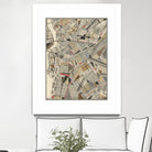 Modern Map of Brooklyn by Nikki Galapon on GIANT ART - maps & flags