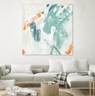 Current Synergy I by June Erica Vess on GIANT ART - green abstract