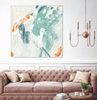 Current Synergy I by June Erica Vess on GIANT ART - green abstract