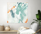 Current Synergy I by June Erica Vess on GIANT ART - green abstract