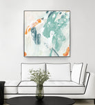 Current Synergy I by June Erica Vess on GIANT ART - green abstract