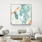 Current Synergy I by June Erica Vess on GIANT ART - green abstract