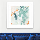 Current Synergy I by June Erica Vess on GIANT ART - green abstract