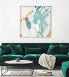 Current Synergy I by June Erica Vess on GIANT ART - green abstract