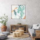 Current Synergy I by June Erica Vess on GIANT ART - green abstract