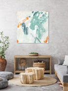 Current Synergy I by June Erica Vess on GIANT ART - green abstract