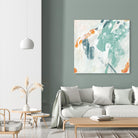 Current Synergy I by June Erica Vess on GIANT ART - green abstract