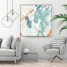 Current Synergy I by June Erica Vess on GIANT ART - green abstract