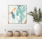 Current Synergy I by June Erica Vess on GIANT ART - green abstract