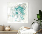 Teal Fog I by June Erica Vess on GIANT ART - green abstract