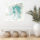Teal Fog I by June Erica Vess on GIANT ART - green abstract
