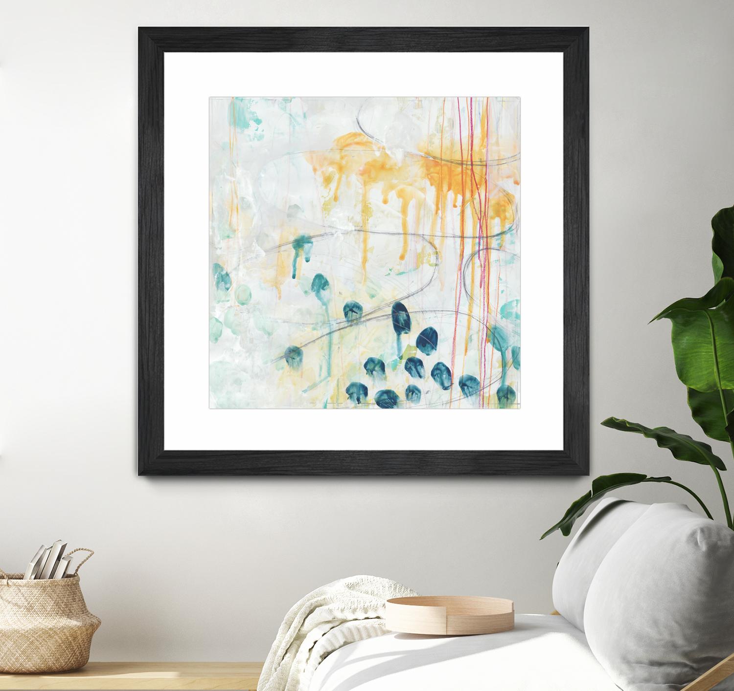 Momentum II by June Erica Vess on GIANT ART - blue abstract