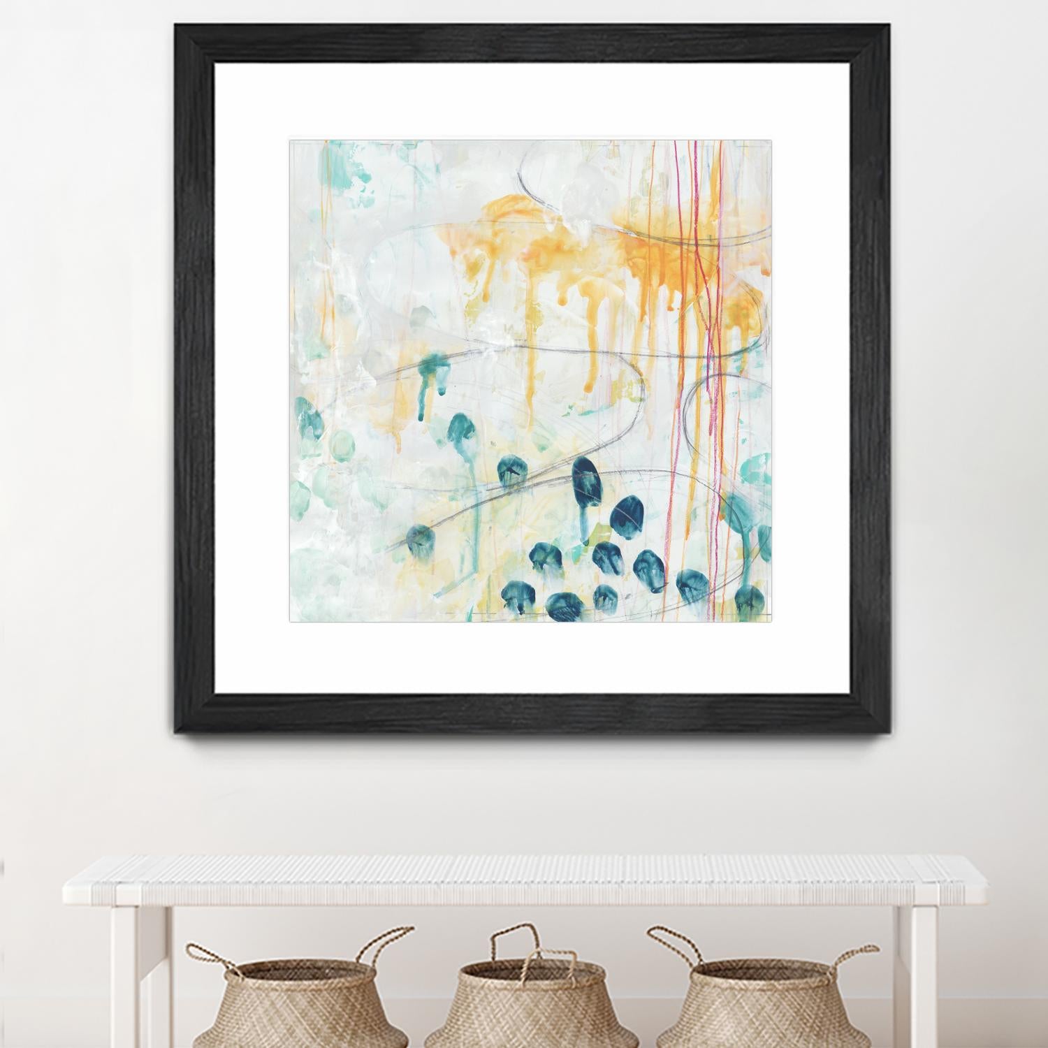 Momentum II by June Erica Vess on GIANT ART - blue abstract