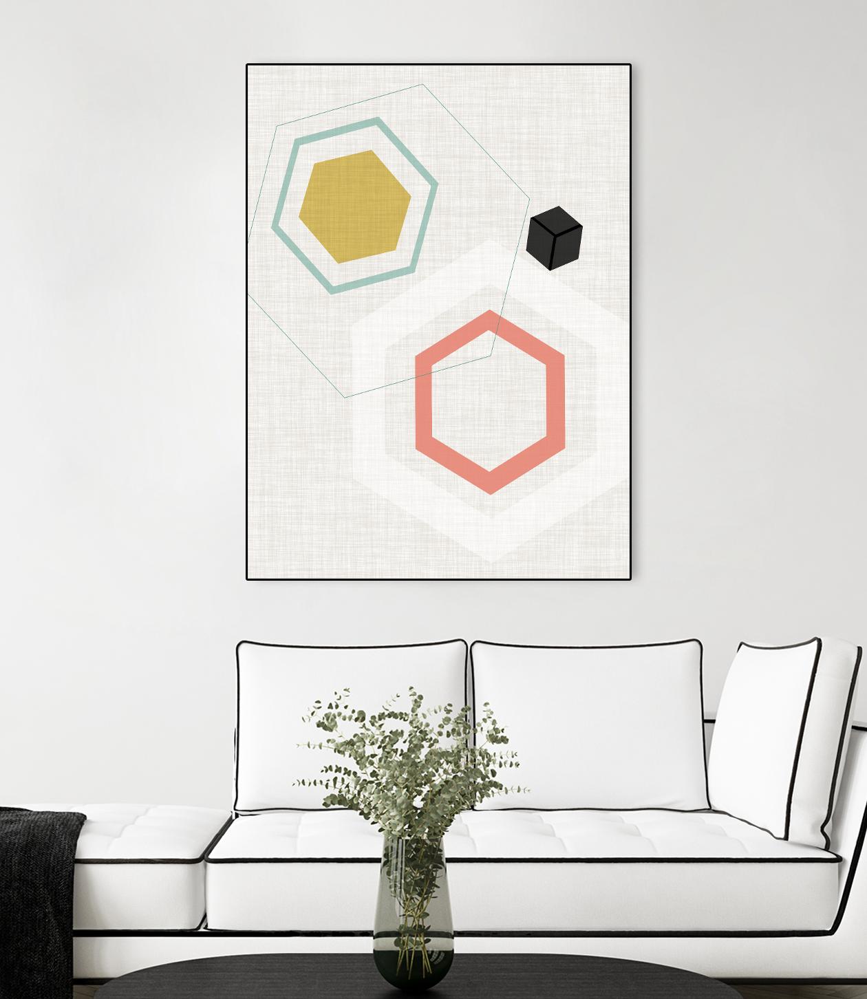 Mod Geometry II by Jarman Fagalde on GIANT ART - abstract