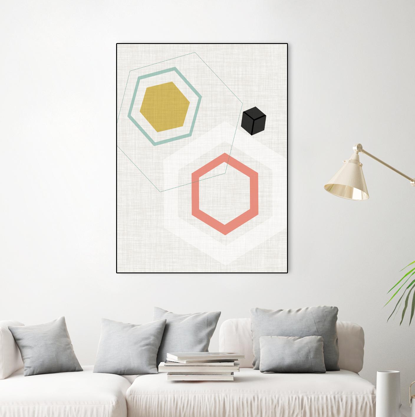 Mod Geometry II by Jarman Fagalde on GIANT ART - abstract