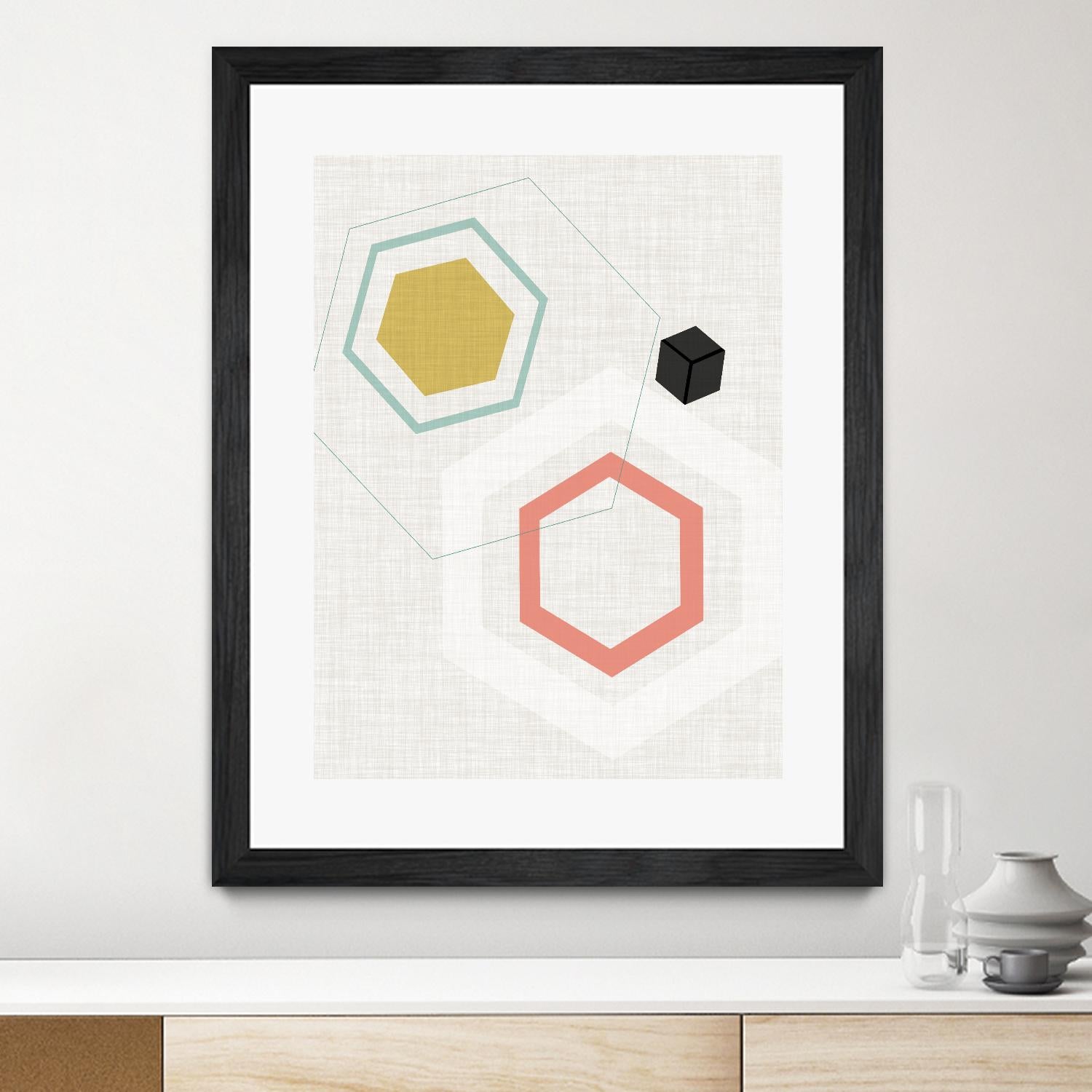 Mod Geometry II by Jarman Fagalde on GIANT ART - abstract