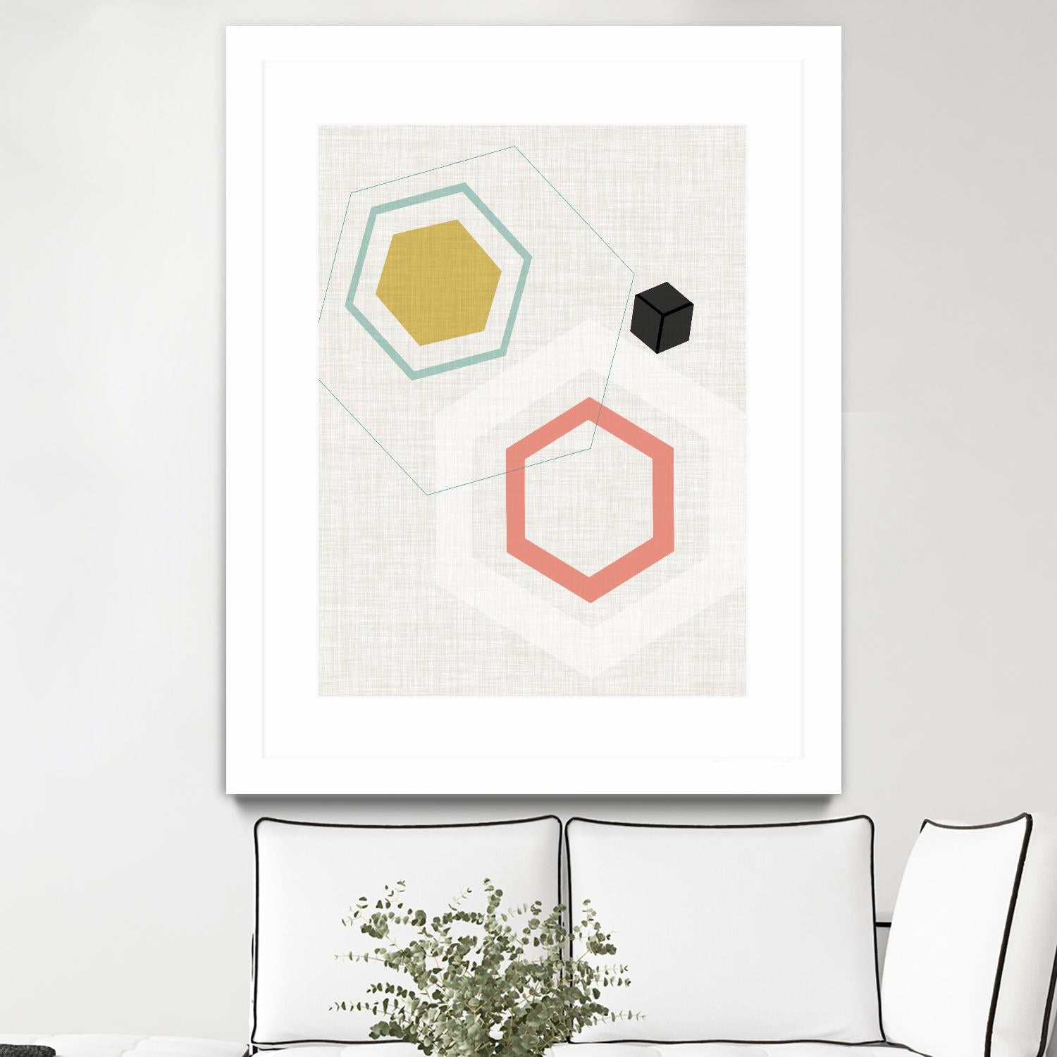 Mod Geometry II by Jarman Fagalde on GIANT ART - abstract