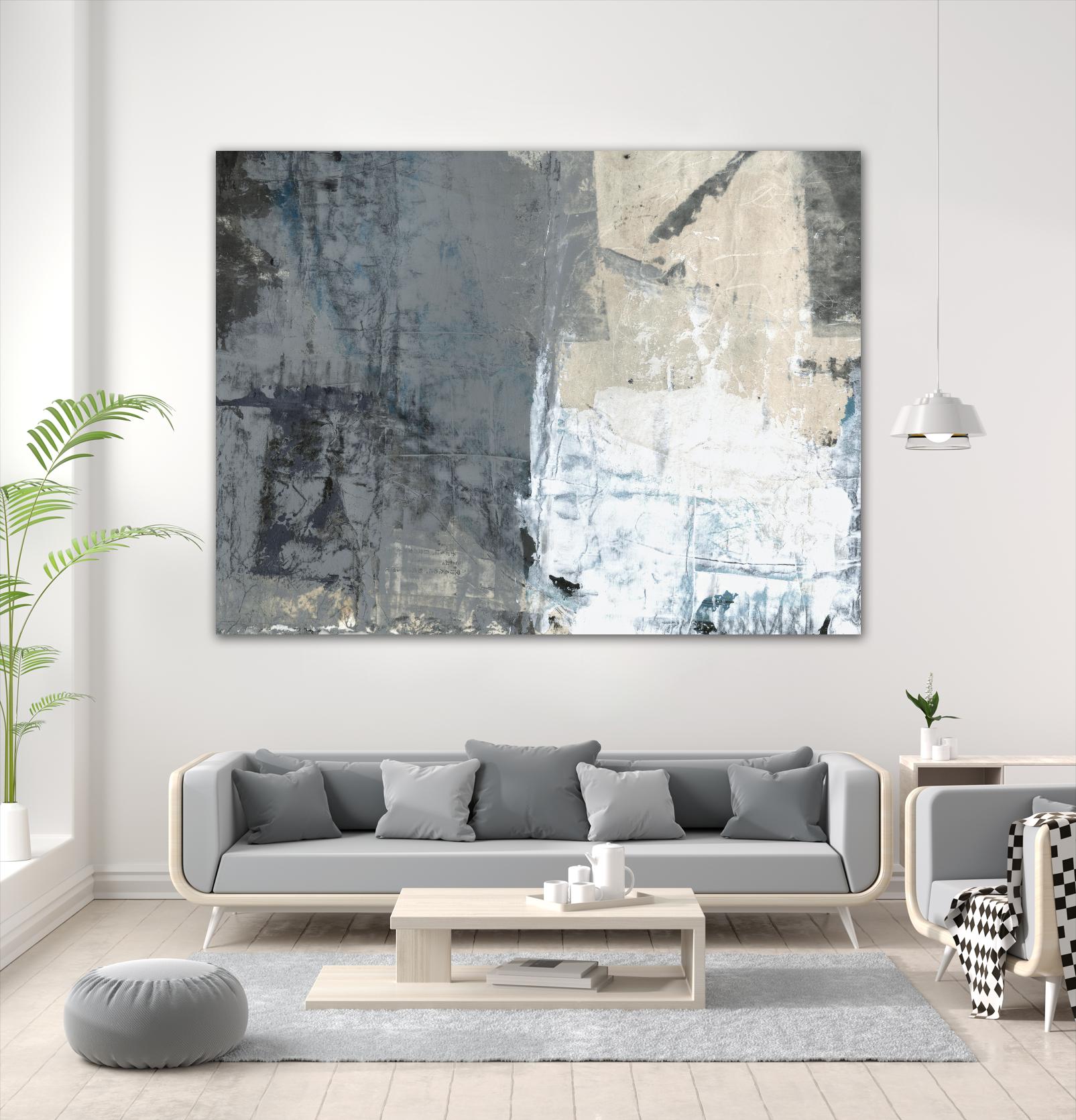 Shades of Grey I by Elena Ray on GIANT ART - abstract