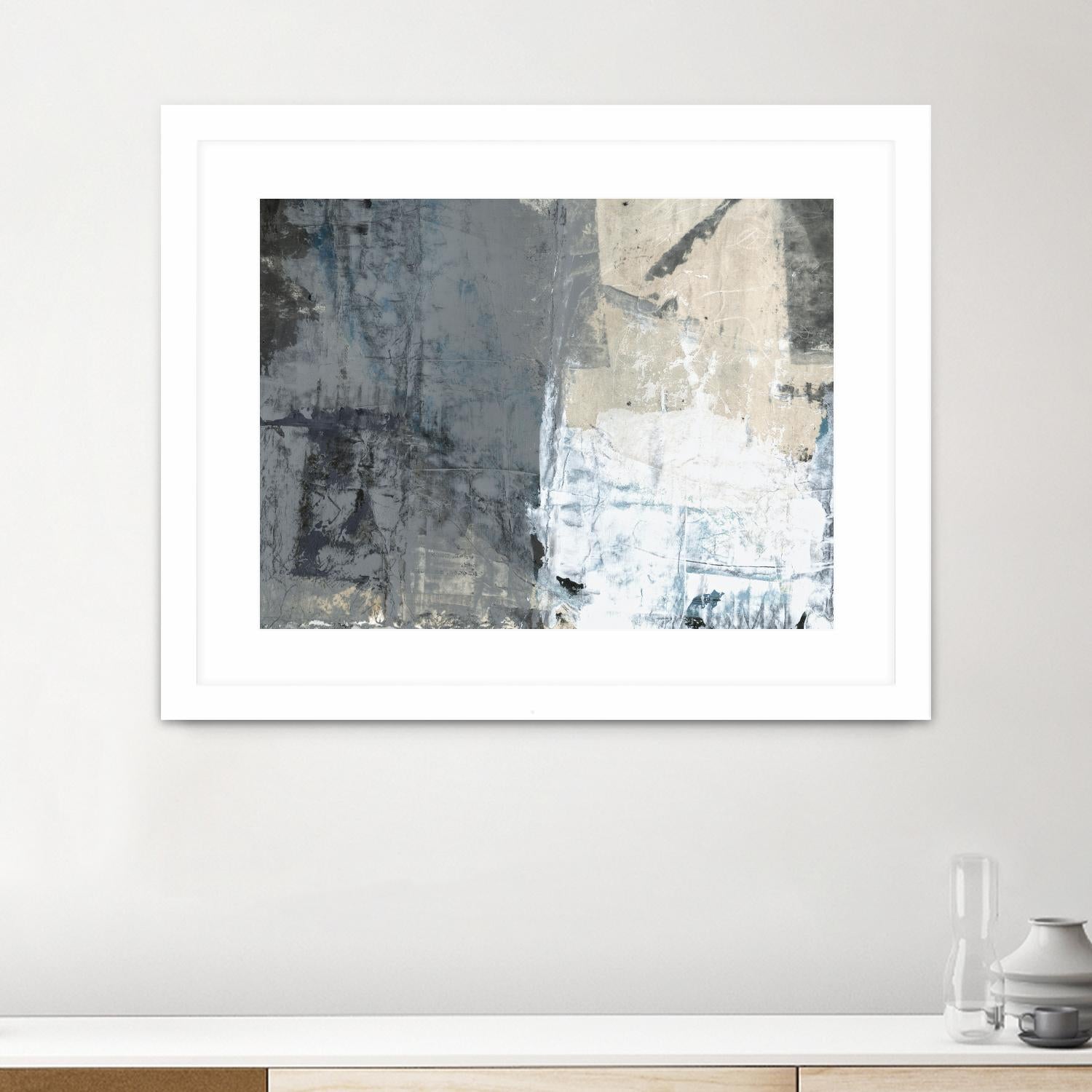 Shades of Grey I by Elena Ray on GIANT ART - abstract