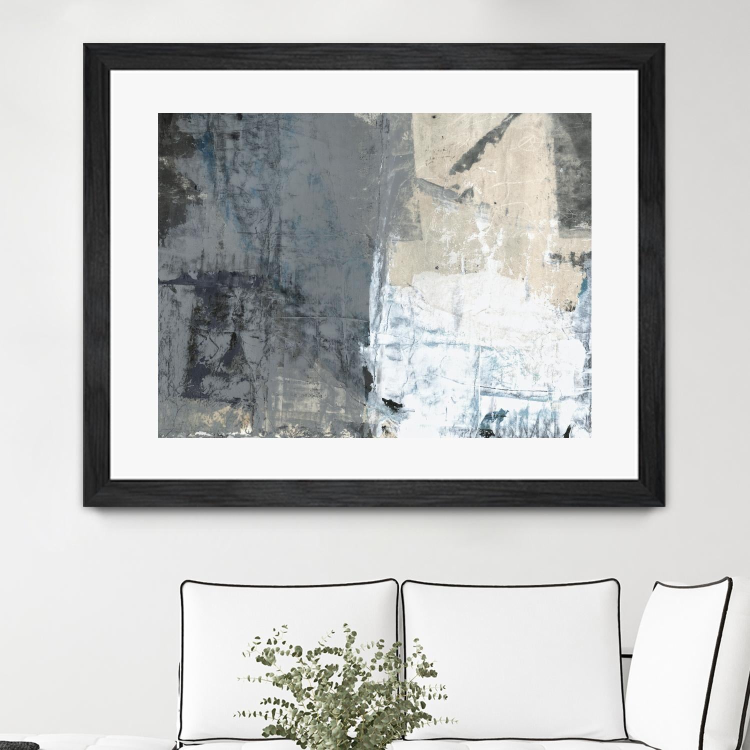 Shades of Grey I by Elena Ray on GIANT ART - abstract