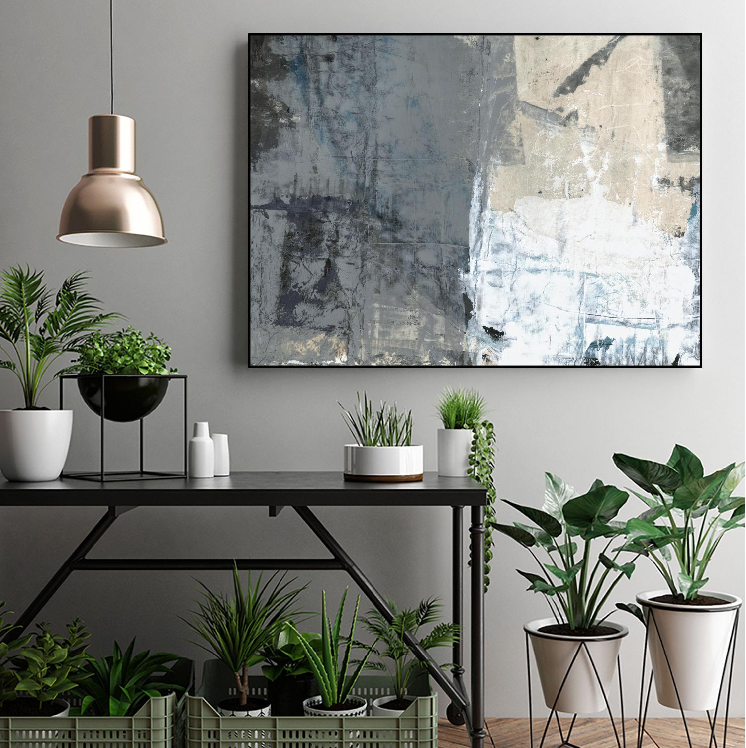 Shades of Grey I by Elena Ray on GIANT ART - abstract