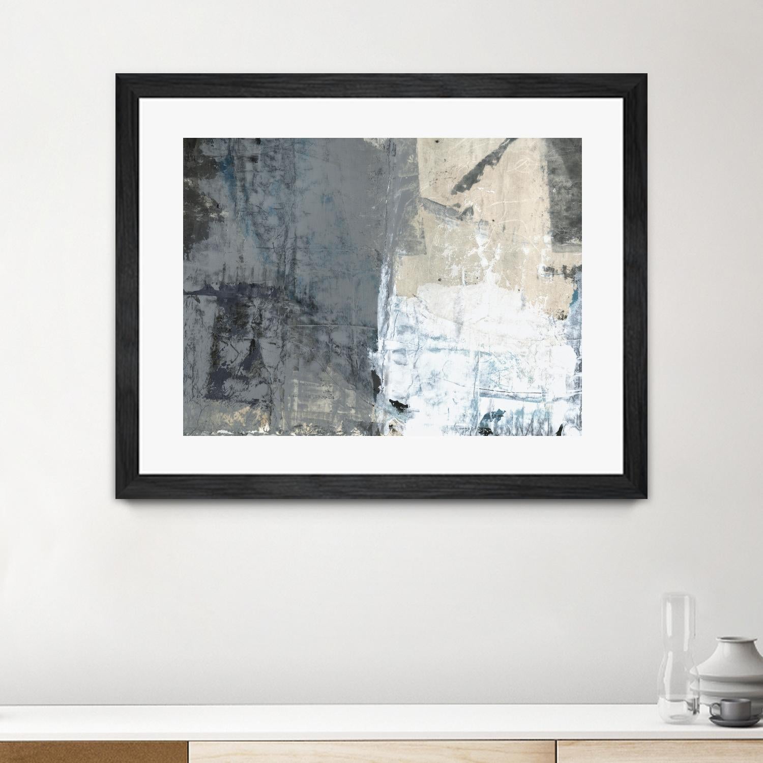 Shades of Grey I by Elena Ray on GIANT ART - abstract