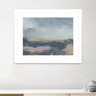 Pretty Horizon I by Jennifer Goldberger on GIANT ART - pink sea scene